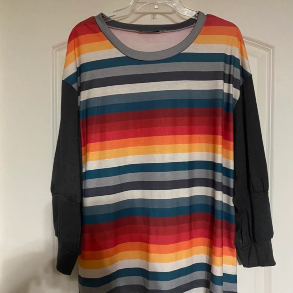 Multi colored shirt